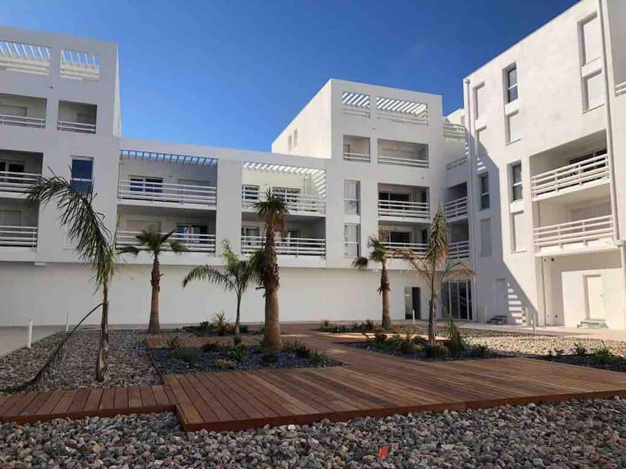 Les Voiles Blanches T2 Luxe A 100M De La Plage Leucate Buitenkant foto